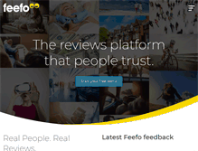 Tablet Screenshot of feefo.com